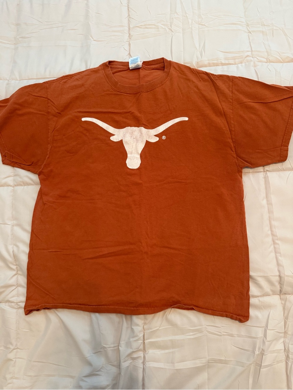 Men's Burnt Orange Short-Sleeve Logo Tee